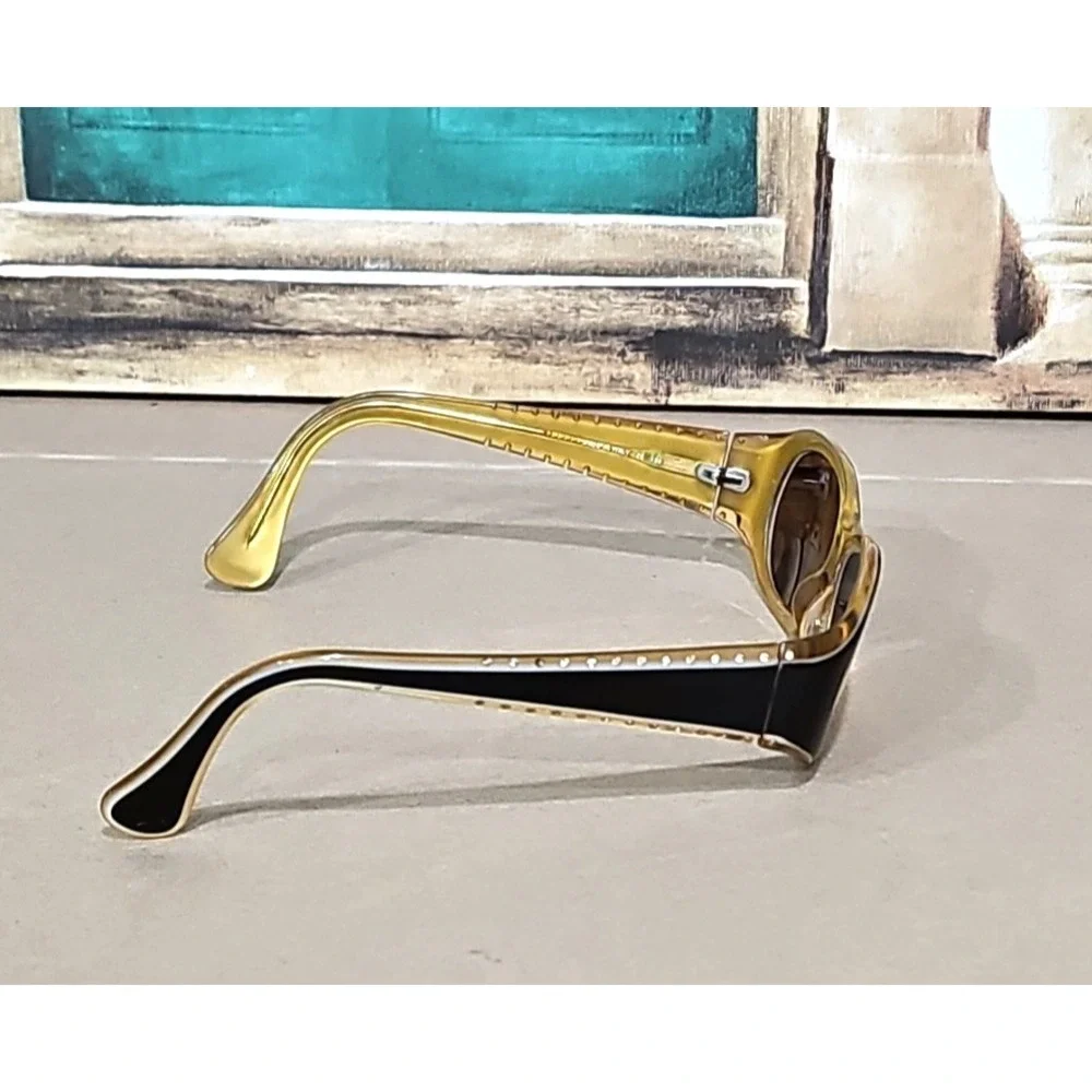 Calvin Klein 798S‎ 151 Brown Oval Sunglasses FRAMES ONLY